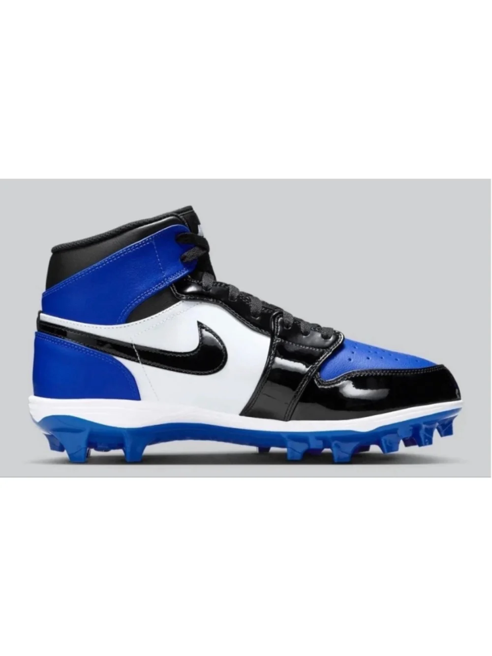 Nike Air Jordan 1 Mid TD Game Royal Blue Black FJ6805-401 Football size 10.5